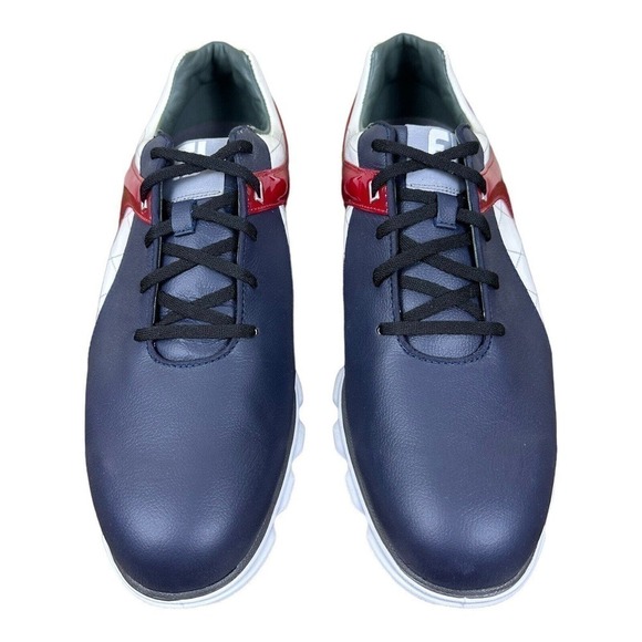 Footjoy FJ Pro SL Men’s Size 11.5 XW Navy/Red Spikeless Golf Shoes RARE. - Picture 5 of 13